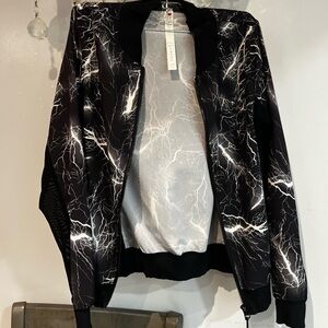 lululemon athletica Black Lightning Bomber Jacket
